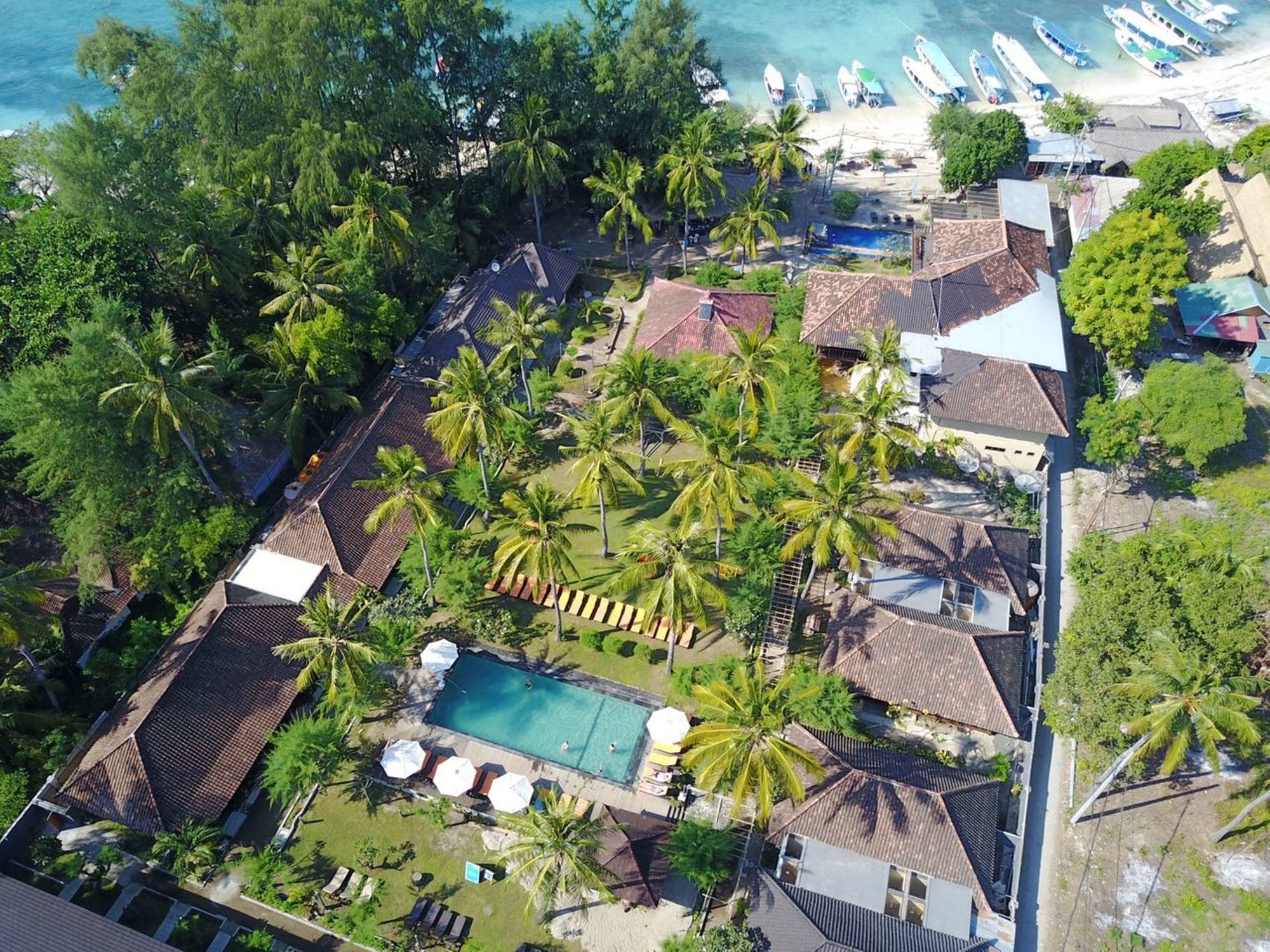 Royal Regantris Villa Karang Gili Air Esterno foto